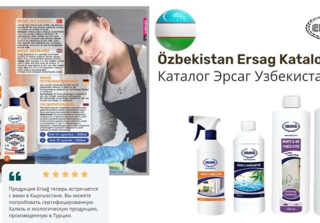 Özbekistan Ersağ Kataloğu Ev Temizlik Ürünleri