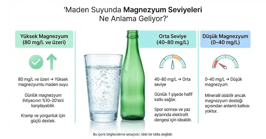 MAgnezyum hangi soda da ne kadar var