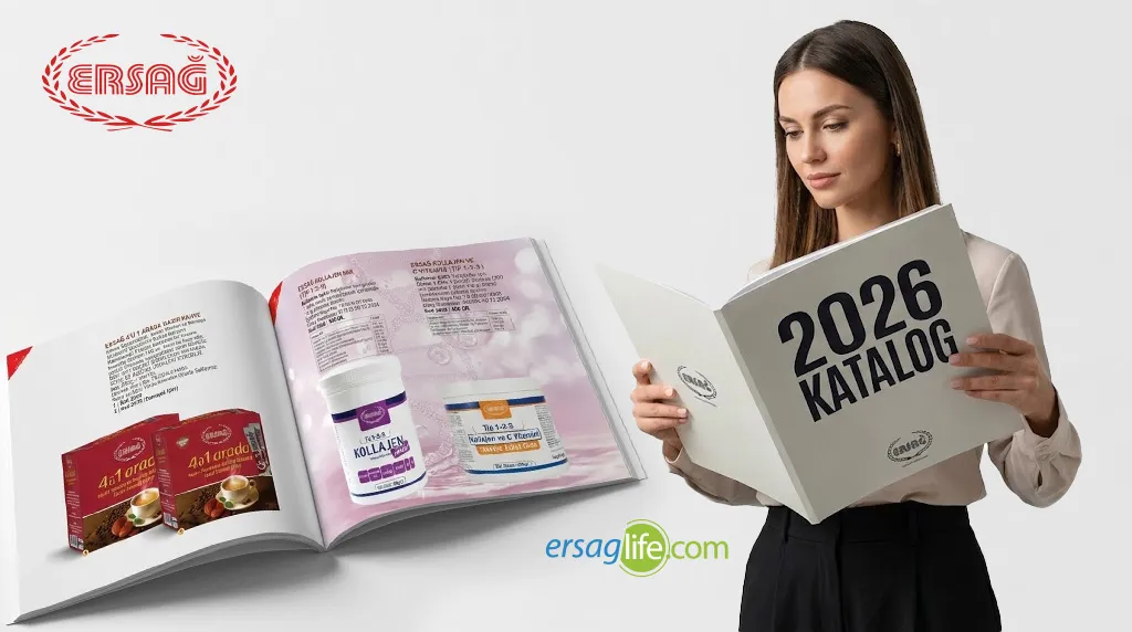 Ersağ Gıda Takviyeleri Kataloğu 2026 - Vitaminler, Kolajen ve Kahve Ürünleri